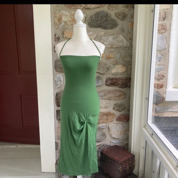 Reformation Dresses & Skirts - NWT Reformation Hilo Knit Dress Palm Green $148 Womens Small